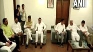 India News | Maharashtra Congress MLAs Meet to Discuss Political Situation