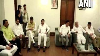 India News | Maharashtra Congress MLAs Meet to Discuss Political Situation