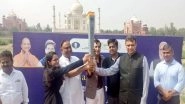 Sports News | Uttar Pradesh: Chess Olympiad Torch Relay Reaches Agra