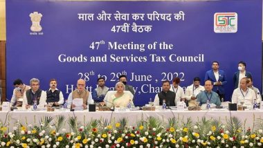 Finance Minister Nirmala Sitharaman Chairs Day 2 of 47th GST Council Meet in Chandigarh