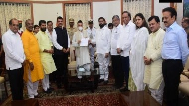 India News | BJP Stakes Claim to Form Govt in Maharashtra with Support of Shiv Sena Rebels