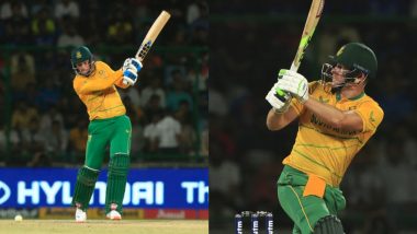 David Miller, Rassie van der Dussen Help South Africa Trump India in High-Scoring 1st T20I 2022, Proteas Go 1–0 Up