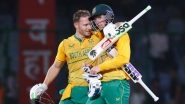 IND v SA, 1st T20I 2022: Rassie van der Dussen, David Miller Guide South Africa to Seven-Wicket Win Over India