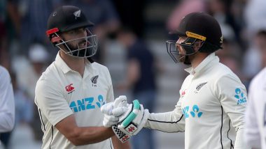 ENG vs NZ 2nd Test 2022: Daryl Mitchell, Tom Blundell Help Kiwis Score Record Total on English Soil on Day 2
