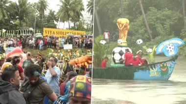 Sao Joao Festival 2022: People Take Part in Boat Parade To Celebrate the Feast of St John the Baptist in Goa (See Pics)