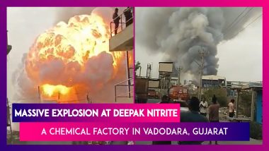 Gujarat: Massive Explosion At Deepak Nitrite, A Chemical Factory In Vadodara