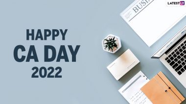 CA Day 2022 Images & Chartered Accountants’ Day HD Wallpapers for Free Download Online: WhatsApp Status, SMS and Quotes To Celebrate the Foundation Day of ICAI