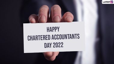 Happy CA Day 2022 Images & Chartered Accountant Day Greetings: WhatsApp Messages, HD Wallpapers and Quotes To Wish Everyone on 74th Anniversary of the ICAI
