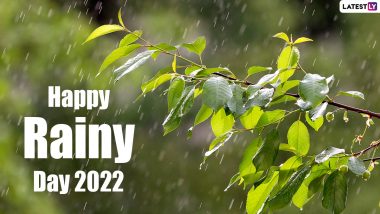 Happy Rainy Day 2022 Images & Wishes: WhatsApp Messages, Quotes, Fun GIFs and Wallpapers to Share With Family and Friends Welcoming Monsoon in India