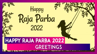 Happy Raja Parba 2022 Greetings: Celebrate Mithuna Sankranti With Images, Messages, Quotes & Wishes