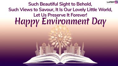Happy World Environment Day 2022 Greetings & WED Messages: Vishwa Paryavaran Diwas Slogans, WhatsApp Stickers, SMS, Quotes, Images and HD Wallpapers To Share on the Day