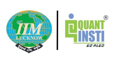 Business News | IIM Lucknow and QuantInsti to Launch Data Science in Finance Course for Professionals