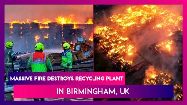 Birmingham: Massive Fire Destroys Recycling Plant In UK