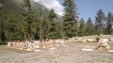 International Day of Yoga 2022: ITBP Jawans Practice Yoga at High-Altitude Border Out Posts in Himachal Pradesh