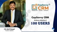 Business News | CapSavvy's Unique CRM Software Successfully Empowers 100 Users Across Various SMEs