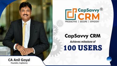Business News | CapSavvy's Unique CRM Software Successfully Empowers 100 Users Across Various SMEs