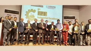 Business News | Alfavision Overseas India Ltd Receives the Prestigious IPF Industrial Excellence Award