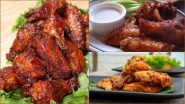International Chicken Wing Day 2022: From Buffalo Wings to BBQ Chicken Wings, 5 Yummy Recipes To Enjoy the Day