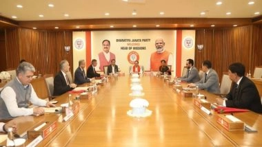 India News | JP Nadda Interacts with Ambassadors of Seven Countries, 34 Envoys Have Been Part of 'Know BJP' Initiative So Far