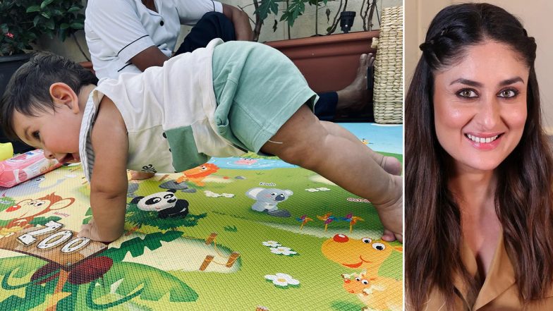 International Yoga Day 2022: Kareena Kapoor Khan’s Son Jeh Does a Cute ‘Push Up’ and We Are Already Melting!