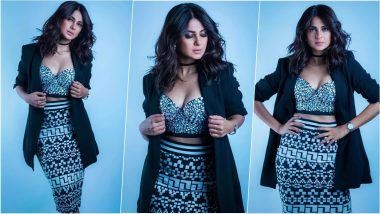 Jennifer Winget Looks Drop-Dead Gorgeous in Bustier Top and Skirt Co-Ord Set With Blazer (View Photos)