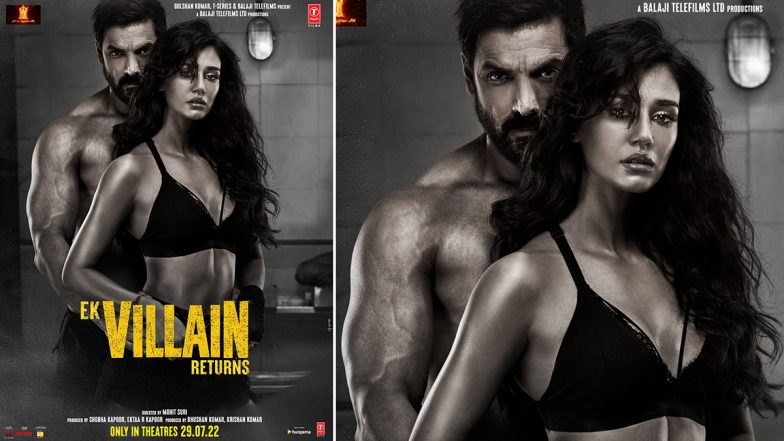 Ek Villain Returns New Poster Sees Shirtless John Abraham Posing With Hottie Disha Patani! (View Pic)