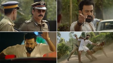 Kaduva Teaser: Prithviraj Sukumaran-Shaji Kailas Bring Back '90s Action Chops In This Mass Entertainer Co-Starring Vivek Oberoi (Watch Video)