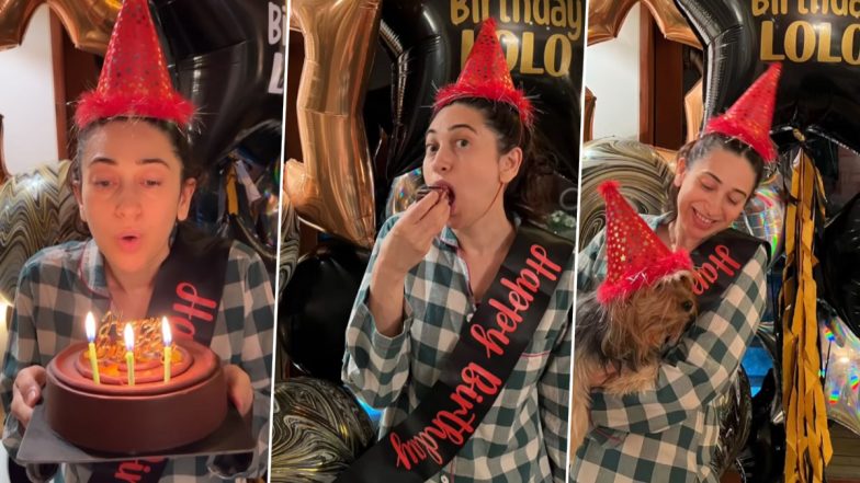 Karisma Kapoor’s 48th Birthday Celebration Is All About Cake and Pyjamas (Watch Video)