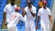Sports News | Kemar Roach, Kraigg Braithwaite Shine in WI's Seven-wicket Win over Bangladesh in First Test