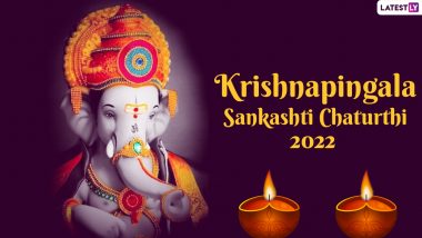 Krishnapingala Sankashti Chaturthi 2022 Wishes: WhatsApp Greetings, Lord Ganesha HD Wallpapers, Festive SMS And Quotes To Celebrate The Ashadha Month's Festival