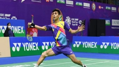 Sports News | Indonesia Masters 2022: Lakshya Sen Loses to Chou Tien-chen in QF