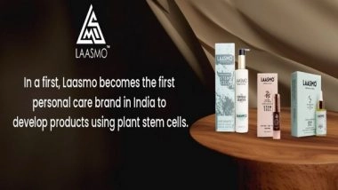 Business News | In a First, Laasmo Becomes First Personal Care Brand in India to Develop Products Using Plant Stem Cell