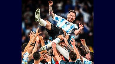 Lionel Messi Stars as Lautaro Martinez, Angel Di Maria and Paulo Dybala Strike Hand Argentina Finalissima 2022 Win Over Italy