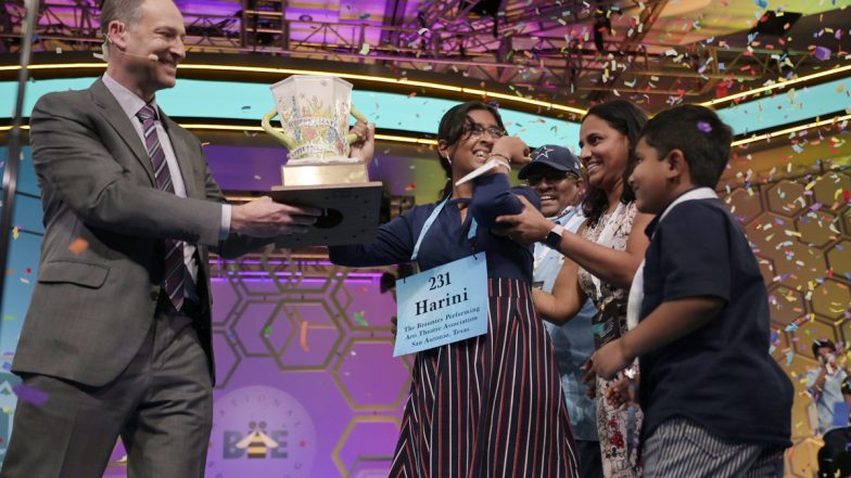 Harini Logan, Indian American Wins 2022 Scripps National Spelling Bee