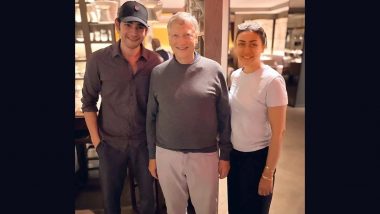 Mahesh Babu and Namrata Shirodkar Meet Bill Gates in New York (View Pic)