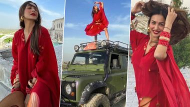 Malaika Arora Is a Total Hottie in Red Kaftan While Holidaying in Turkey (Watch Video)