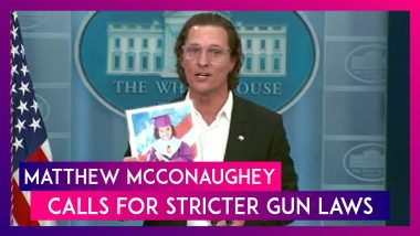 Matthew McConaughey At The White House, Uvalde-Born Actor Calls For Stricter Gun Laws