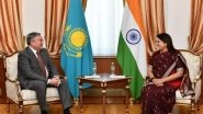 World News | MoS Meenakashi Lekhi Exchanges Views on Regional and International Issues with Kazakh Foreign Minister Tileuberdi