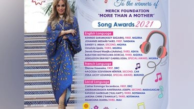 Business News | Merck Foundation CEO and African First Ladies Celebrate the Winners of Their Song Awards 2021 and Launch Two Song Awards for 2022