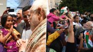G7 Summit: PM Narendra Modi Receives Warm Welcome From Members of the Indian Community in Munich (See Pics)