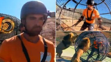 Khatron Ke Khiladi 12: Mohit Malik Fearlessly Tackles Lions in This New Promo from the Stunt-Based Show (Watch Video)