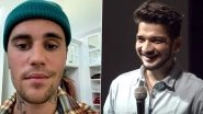 Munawar Faruqui Jokes on Justin Bieber&rsquo;s Facial Paralysis; Lock Upp Winner Tweets &lsquo;Even Here in India, Right Side Not Working Properly&rsquo;