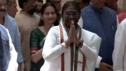 Droupadi Murmu Swearing-In Ceremony Live Streaming: Watch Live Video of Oath Taking Ceremony of India&rsquo;s First Tribal Woman President
