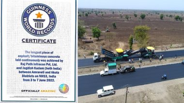 NHAI Creates World Record by Constructing 75 KM Highway in 105 Hours and 33 Minutes