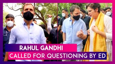 Rahul Gandhi Called For Questioning By ED