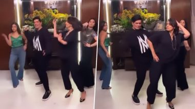Neetu Kapoor Grooves to Jugjugg Jeeyo’s The Punjaabban Song With Riddhima Kapoor Sahani and Manish Malhotra (Watch Video)