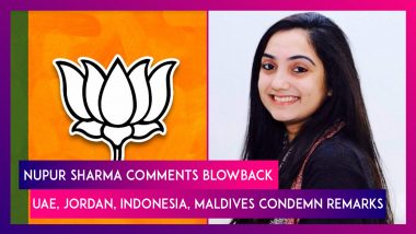 Nupur Sharma Comments Blowback: UAE, Jordan, Indonesia, Maldives Latest Countries To Condemn Statement By BJP Spokespersons Against Prophet Mohammad