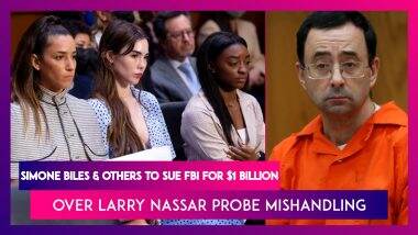 Simone Biles & Other Members Of US Women's Gymnastics Team To Sue FBI For $1 Billion Over Larry Nassar Probe Mishandling