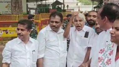Video of Oommen Chandy, 78-Year-Old Former Kerala CM, Sloganeering for Rahul Gandhi Goes Viral