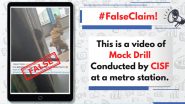 Terrorist Caught at Delhi Metro Station, Commuters Avoid Travelling? Here’s A Fact Check of the Fake News Going Viral